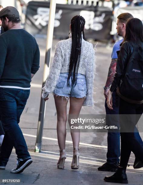 Halsey is seen on December 12, 2017 in Los Angeles, California.