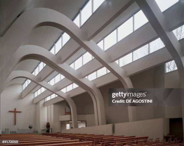 Interiors of a church, Parish Church, Emilia-Romagna, Italy