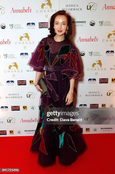 Olivia Grant attends The Charge II boxing fundraiser at The Lindley Hall on December 13, 2017 in London, England.