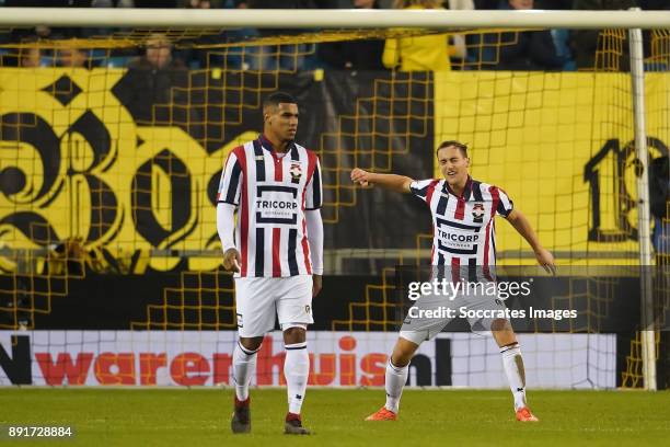 Freek Heerkens of Willem II during the Dutch Eredivisie match between Vitesse v Willem II at the GelreDome on December 13, 2017 in Arnhem Netherlands