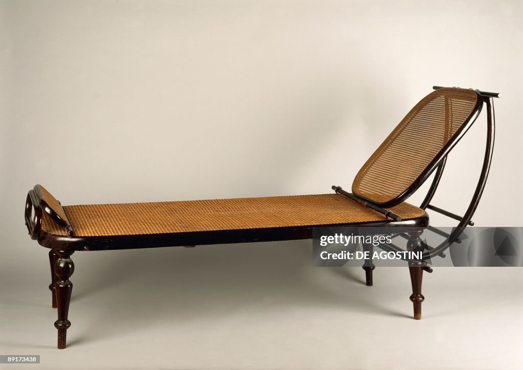 Close-up of a chaise longue, Austria
