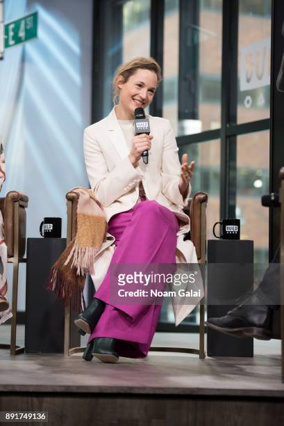 Vicky Krieps visits Build Series to discuss "Phantom Thread" at Build Studio on December 13, 2017 in New York City.
