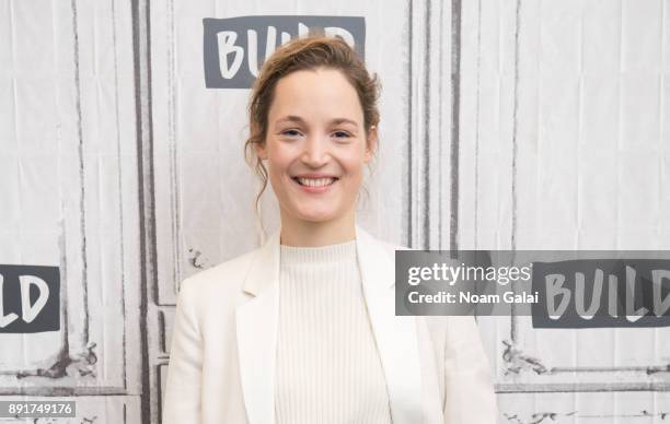 Vicky Krieps visits Build Series to discuss "Phantom Thread" at Build Studio on December 13, 2017 in New York City.