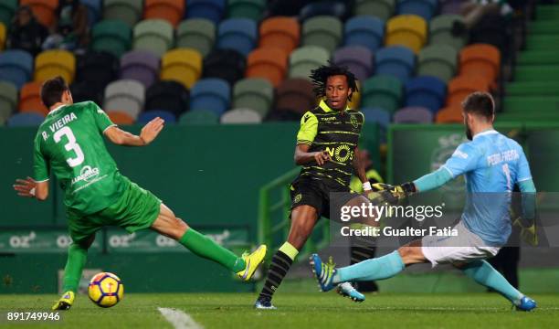 Sporting CP forward Gelson Martins from Portugal in action during the Portuguese Cup match between Sporting CP and Vilaverdense at Estadio Jose...