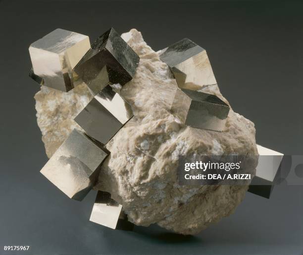 Close-up of pyrite