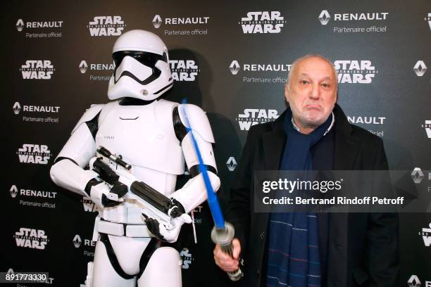 Actor Francois Berleand attends the "Star Wars x Renault" : Party at Atelier Renault on December 13, 2017 in Paris, France.