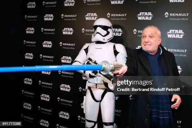 Actor Francois Berleand attends the "Star Wars x Renault" : Party at Atelier Renault on December 13, 2017 in Paris, France.