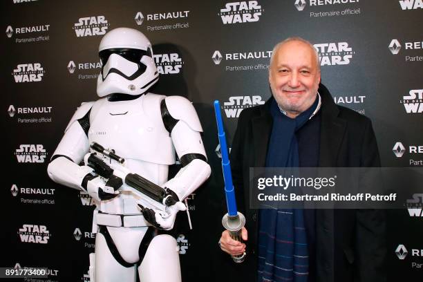 Actor Francois Berleand attends the "Star Wars x Renault" : Party at Atelier Renault on December 13, 2017 in Paris, France.