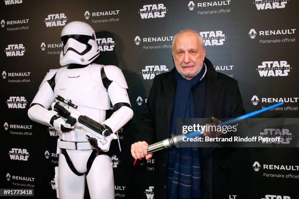 Actor Francois Berleand attends the "Star Wars x Renault" : Party at Atelier Renault on December 13, 2017 in Paris, France.