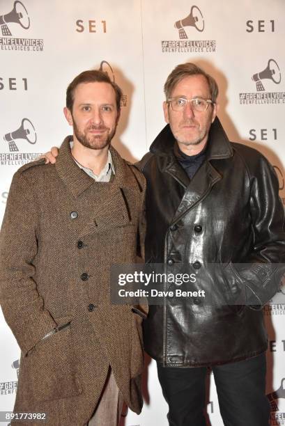 Tim Downie and Michael Smiley attend a special screening of "Grenfell Voices" including 3 short films featuring and inspired by Grenfell survivors...