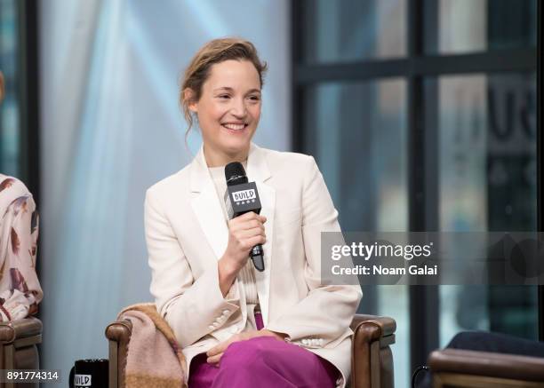 Vicky Krieps visits Build Series to discuss "Phantom Thread" at Build Studio on December 13, 2017 in New York City.