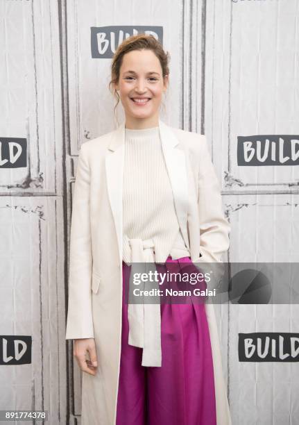 Vicky Krieps visits Build Series to discuss "Phantom Thread" at Build Studio on December 13, 2017 in New York City.