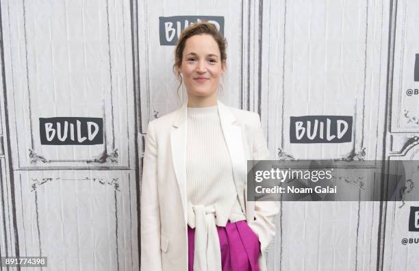 Vicky Krieps visits Build Series to discuss "Phantom Thread" at Build Studio on December 13, 2017 in New York City.