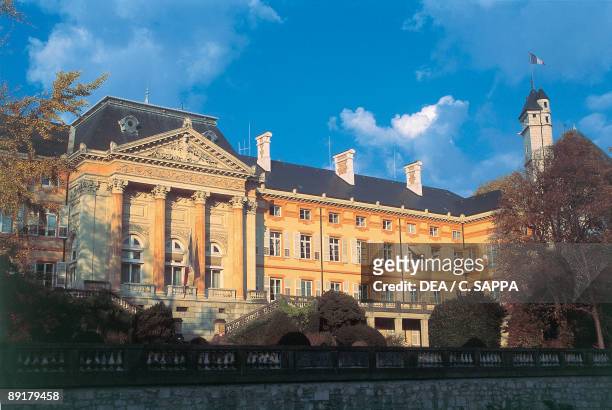 Facade of a castle, Chambery Castle, Rhone-Alpes, France