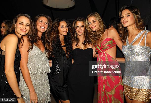 Fernanda Tavares, Daniella Sarahyba, Beyonce Knowles, Fernanda Motta, Ana Beatriz Barros and Raica Oliveira