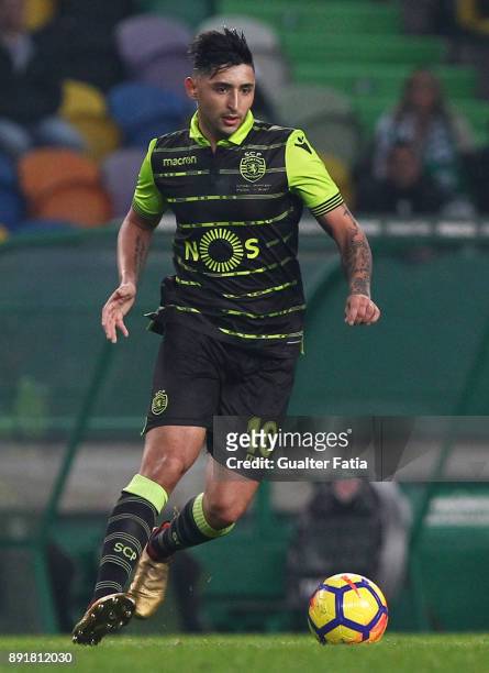 Sporting CP forward Alan Ruiz from Argentina in action during the Portuguese Cup match between Sporting CP and Vilaverdense at Estadio Jose Alvalade...