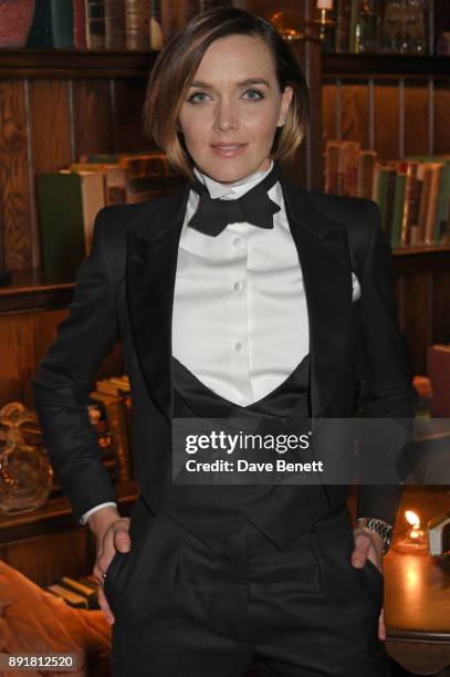 Victoria Pendleton attends the Rosewood Mini Wishes Gala Dinner in aid of Great Ormond Street Hospital Children's Charity at Rosewood London on...