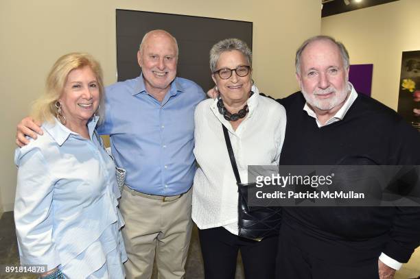 Ninah Lynne, Michael Lynne, Pam Lehman and Arnold Lehman attend Art Basel Miami Beach - Private Day at Miami Beach Convention Center on December 6,...