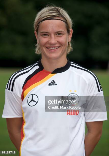 Jennifer Zietz poses during the Women's German National team presentation on June 25, 2009 in Cologne, Germany.
