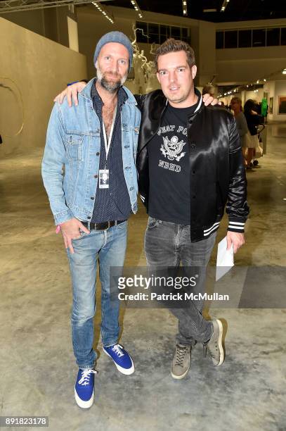 Matt Black and Fabian Moreau attend Art Basel Miami Beach - Private Day at Miami Beach Convention Center on December 6, 2017 in Miami Beach, Florida.