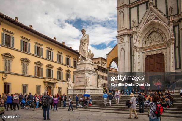 dante alighieri - palazzo vecchio stock pictures, royalty-free photos & images