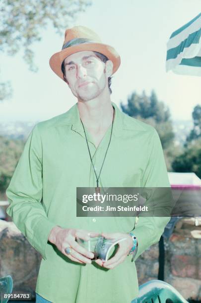 Perry Farrell, singer for Jane's Addiction and Porno For Pyros, poses for a portrait backstage at the Santa Barbara Bowl in Santa Barbara, California...