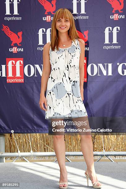 Actress Christina Ricci attends a photocall during the 2009 Giffoni Experience on July 22, 2009 in Salerno, Italy.