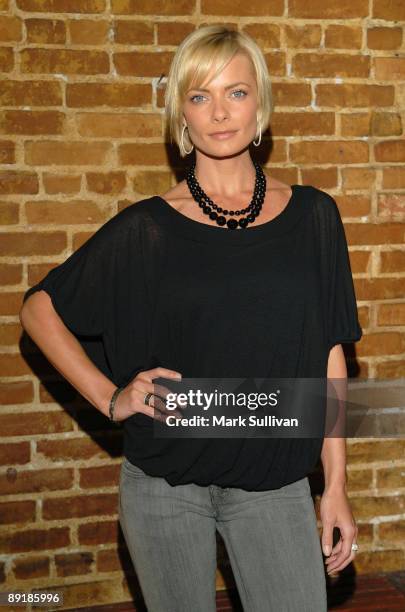 Actress Jaime Pressly arrives at the Los Angeles premiere of a new TV pilot "Rex" at Cinespace on June 8, 2009 in Hollywood, California.