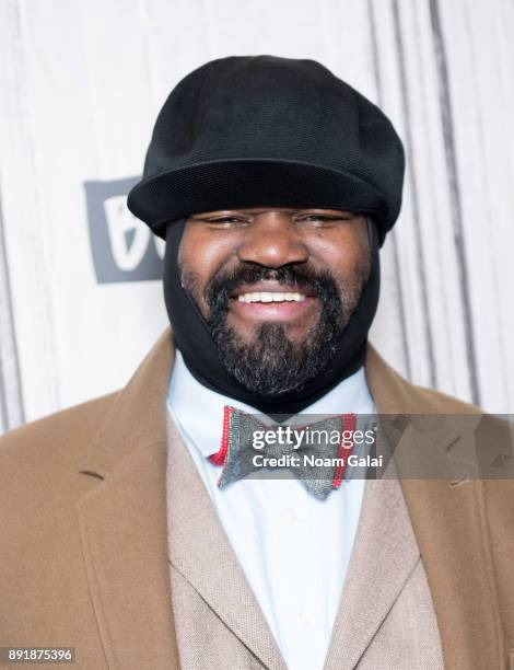 Gregory Porter visits Build Series to discuss "Nat 'King' Cole & Me" at Build Studio on December 13, 2017 in New York City.