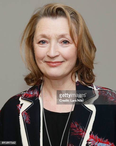 Actress Lesley Manville attends The Academy of Motion Picture Arts & Sciences Official Academy Screening of Phantom Thread at MOMA on December 12,...