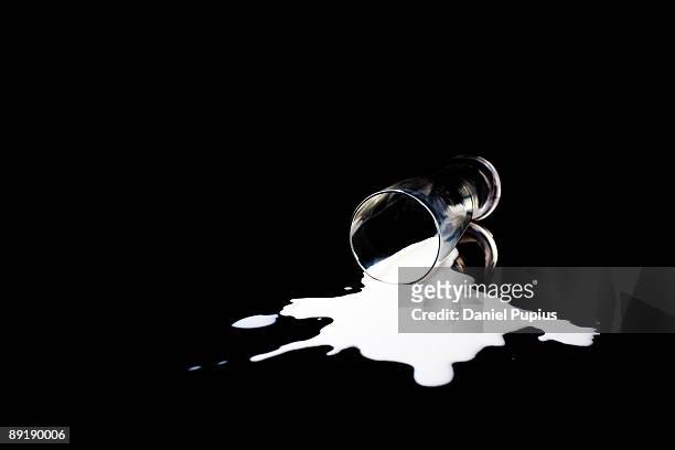 spilt milk - spilt milk stock-fotos und bilder