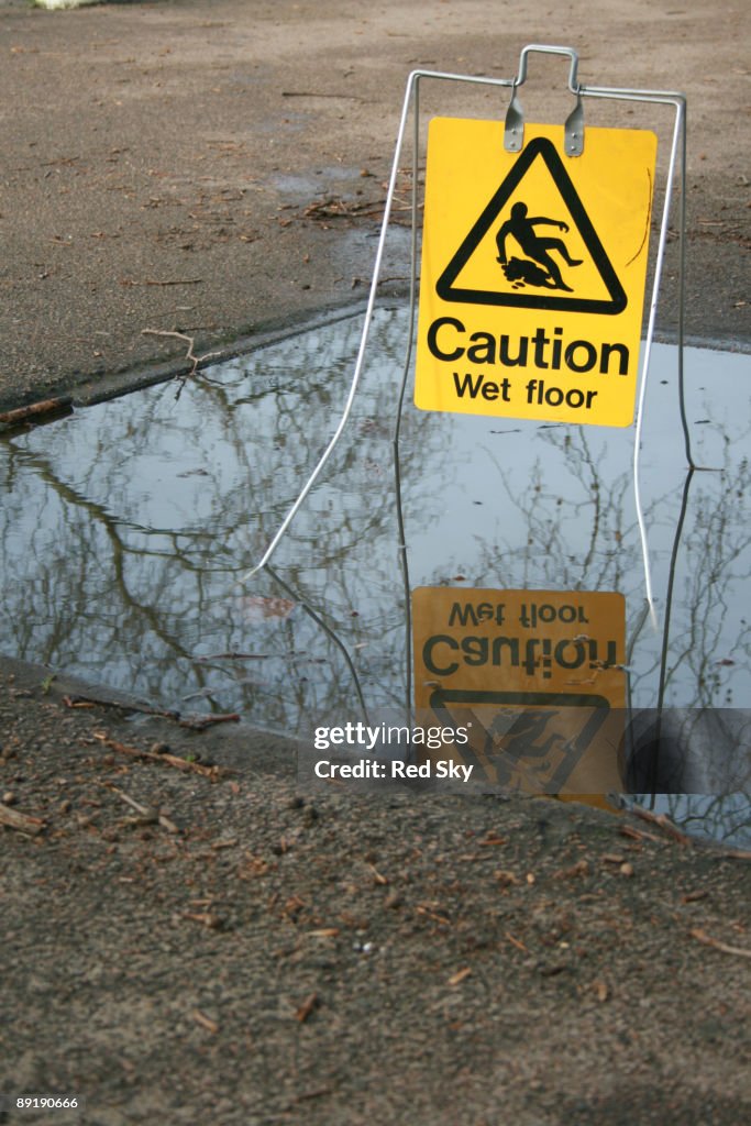 Wet floor