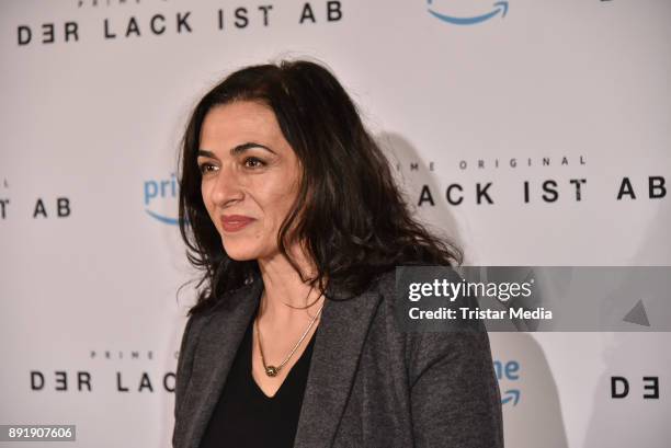 Ilknur Boyraz attends the photo call of the 'Der Lack ist ab' at Astor Film Lounge on December 13, 2017 in Berlin, Germany.