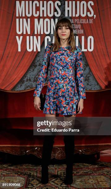 Actress Irene Arcos attends the ''Muchos Hijos, Un Mono Y Un Castillo' premiere at Callao cinema on December 13, 2017 in Madrid, Spain.
