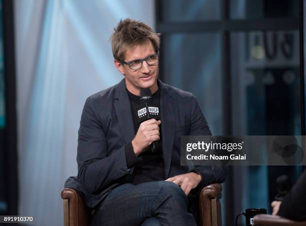 Paul Sparks visits Build Series to discuss "The Greatest Showman" at Build Studio on December 13, 2017 in New York City.