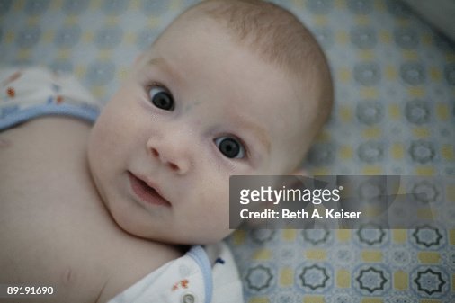 Six Month Old Baby Boy High-Res Stock Photo - Getty Images