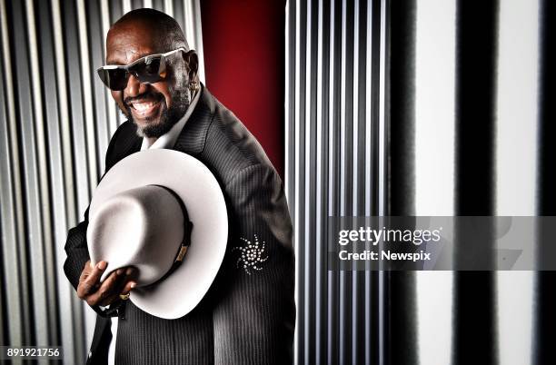 Founding member of The Temptations Otis Williams poses during a photo shoot in Melbourne, Victoria.