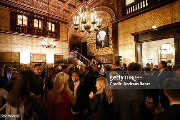 General view during the GQ Bar opening at Patrick Hellmann Schlosshotel on December 13, 2017 in Berlin, Germany.