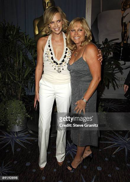 Charlize Theron and Mom