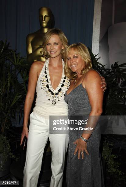 Charlize Theron and Mom