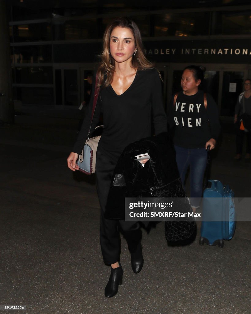 Celebrity Sightings In Los Angeles - December 13, 2017