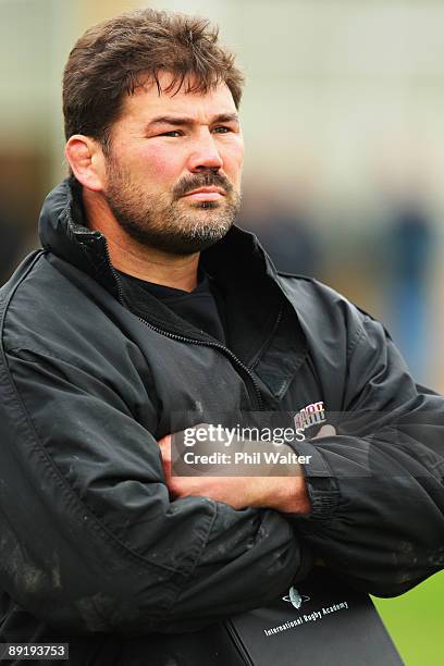 North Harbour coach Craig Dowd during the Air New Zealand Cup trial match between Auckland and North Harbour at the North Harbour Stadium Outer Oval...