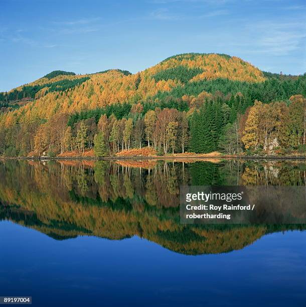 loch tummel, scotland, united kingdom, europe - loch tummel stock pictures, royalty-free photos & images