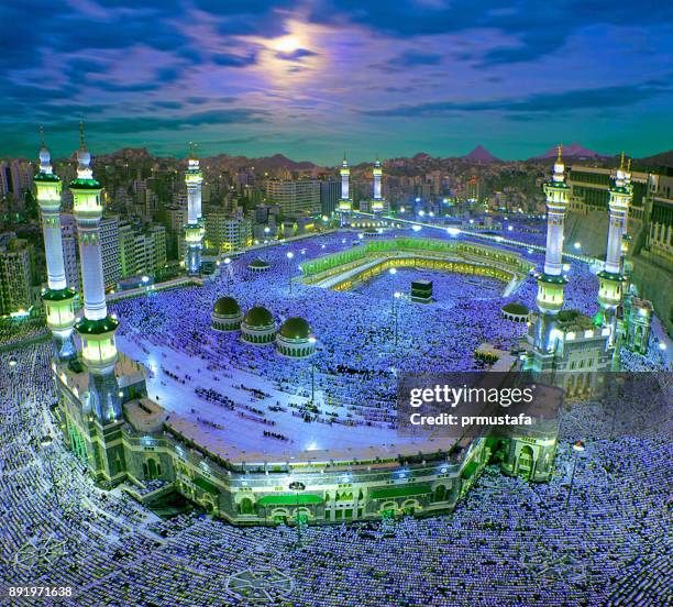 kaaba mecca - makkah mosque stock pictures, royalty-free photos & images