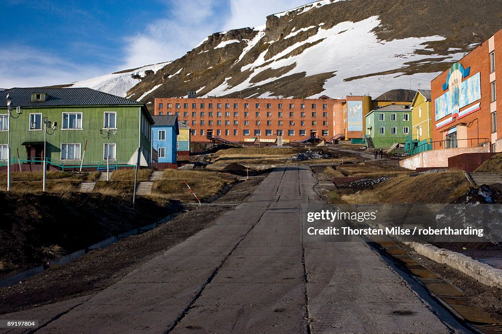 Barentsburg, Spitsbergen, Svalbard, Norway, Scandinavia, Europe