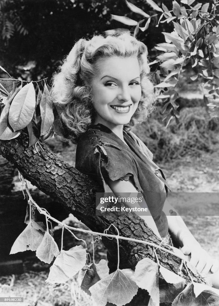 American actress Brenda Joyce as Jane in 'Tarzan And The Leopard