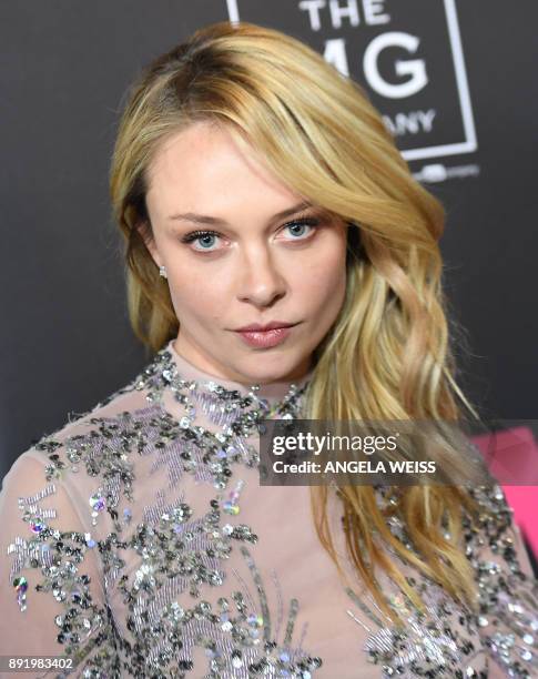 Actress Madison McKinley attends the "Molly's Game" New York Premiere at AMC Loews Lincoln Square on December 13 in New York City. / AFP PHOTO /...