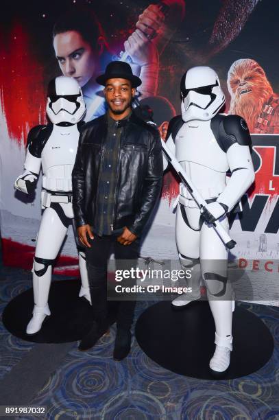 Stephan James attends the Star Wars: The Last Jedi - Canadian Premiere held at Scotiabank Theatre on December 13, 2017 in Toronto, Canada.