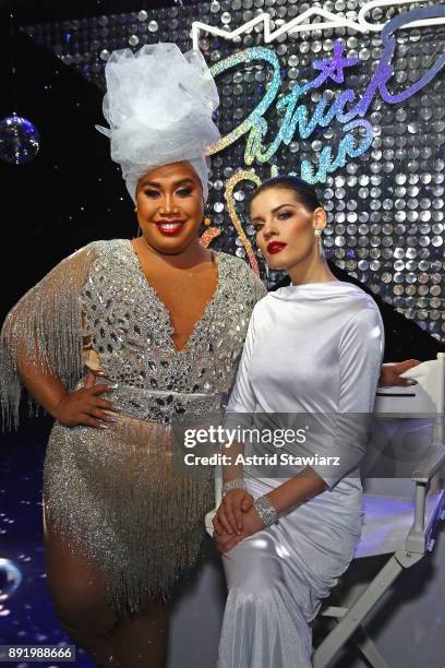 PatrickStarrr poses after a live makeup tutorial during M·A·C PatrickStarrr The Damn Show at Hammerstein Ballroom on December 13, 2017 in New York...