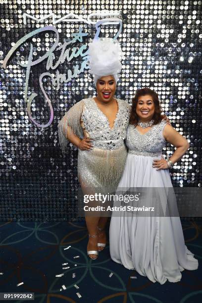 PatrickStarrr and MamaStarrr pose during M·A·C PatrickStarrr The Damn Show at Hammerstein Ballroom on December 13, 2017 in New York City.